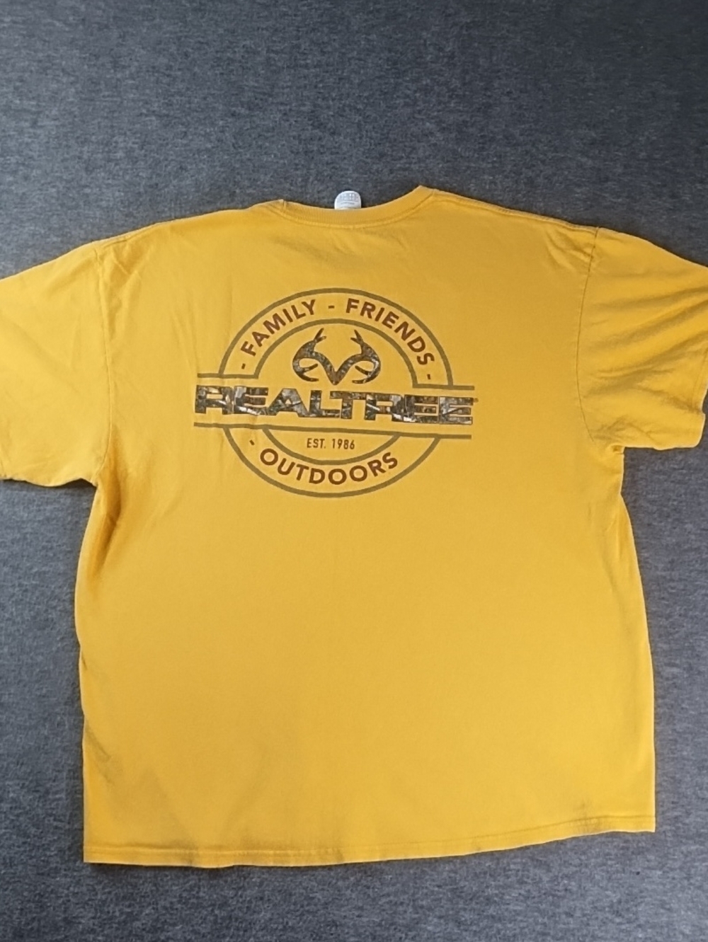Vintage Realtree T-shirt Yellow - XL